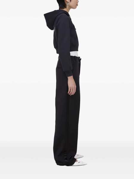 Bluze de trening Marc Jacobs Marc Jacobs Cotton Cropped Hoodie Black Femei (BM 17424444) 3