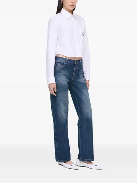 Blugi Marc Jacobs Marc Jacobs Denim Cotton Jeans BLUE Femei (BM 17424459) 3