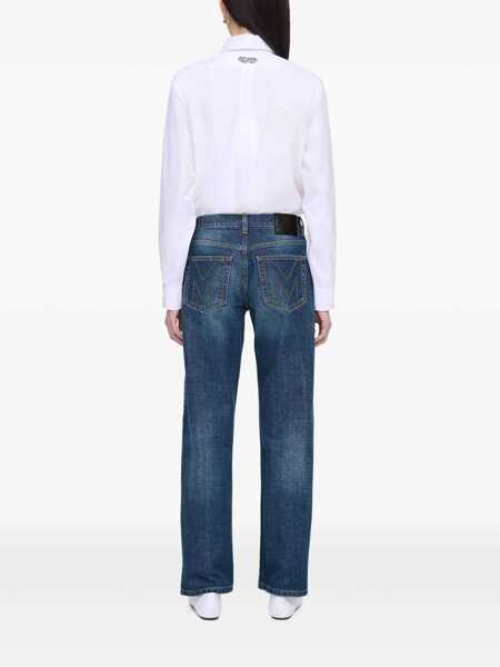 Blugi Marc Jacobs Marc Jacobs Denim Cotton Jeans BLUE Femei (BM 17424459) 4