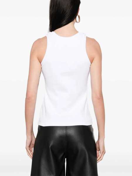 Topuri Alexander McQueen Alexander McQueen T-Shirts & Tank Tops WHITE Femei (BM 17426001) 4