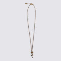 Bijuterii Alexander McQueen Gold Brass Necklace Femei