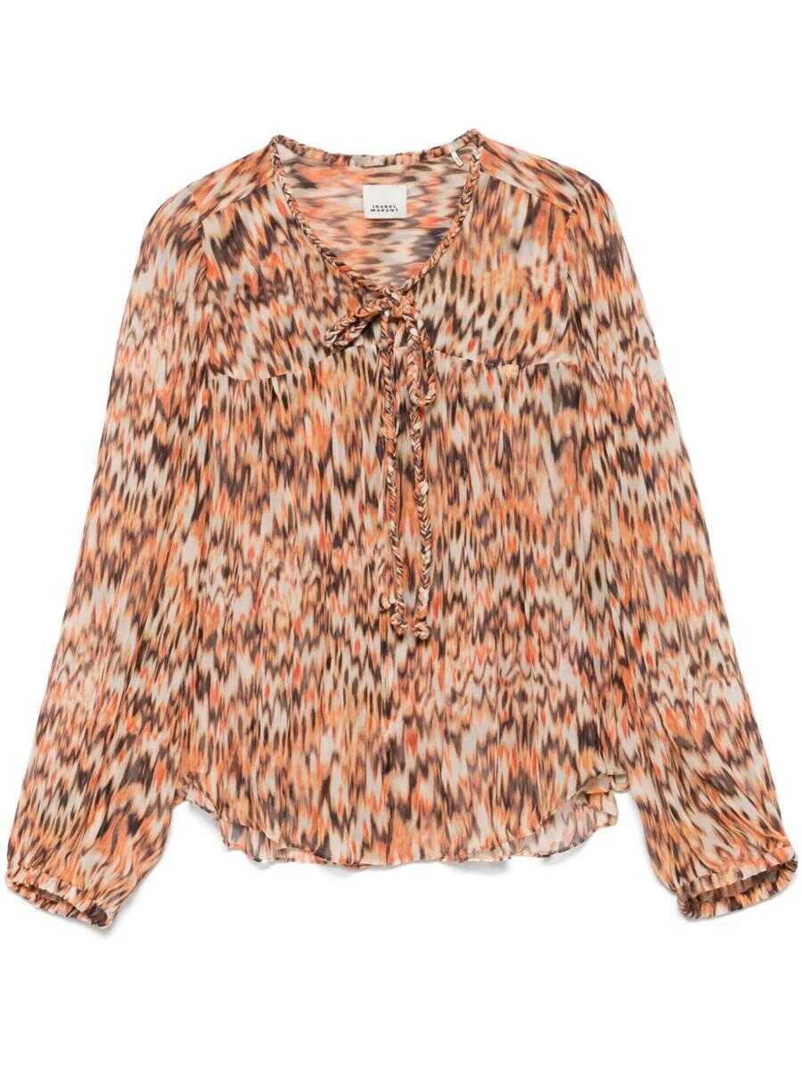Bluze Isabel Marant Isabel Marant Ametissa Blouse Yellow Femei (BM 17426244) 1