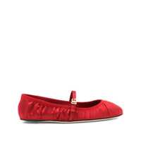 Balerini Dolce & Gabbana Satin Ballet Flats Femei