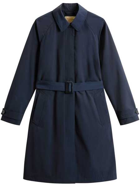Geci Woolrich Woolrich Summer Trench Clothing BLUE Femei (BM 17426757) 1