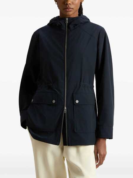 Geci Woolrich Woolrich Summer Hooded Jacket Clothing BLUE Femei (BM 17426760) 3