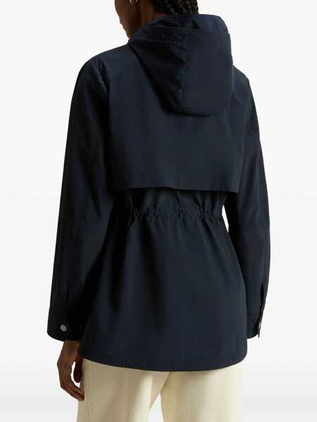 Geci Woolrich Woolrich Summer Hooded Jacket Clothing BLUE Femei (BM 17426760) 4