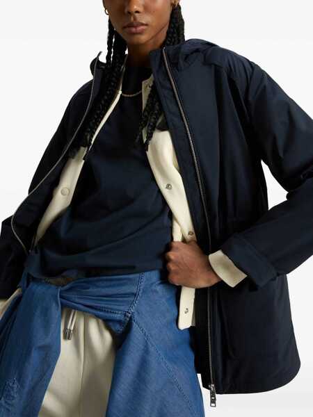 Geci Woolrich Woolrich Summer Hooded Jacket Clothing BLUE Femei (BM 17426760) 5