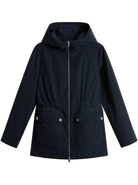Geci Woolrich Woolrich Summer Hooded Jacket Clothing BLUE Femei (BM 17426760) 1