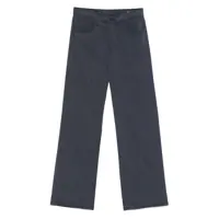 Blugi Dondup Straight Jeans In Blue Denim Femei