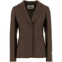 Sacouri Fendi Wool-Mohair Blend Blazer Femei