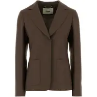 Sacouri Fendi Wool-Mohair Blend Blazer Femei