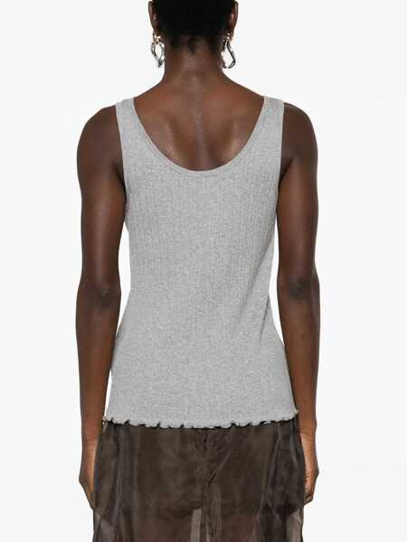 Topuri Fendi Fendi T-Shirts & Tank Tops GREY Femei (BM 17428005) 4