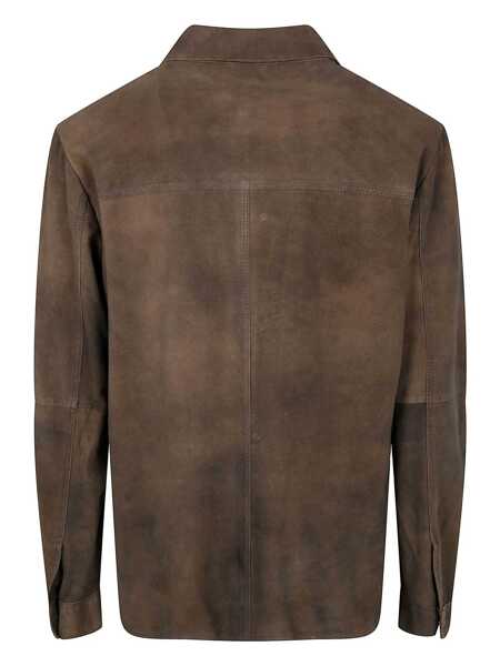 Camasi Giorgio Brato Giorgio Brato Suede Shirt Clothing GREY Barbati (BM 17428215) 2