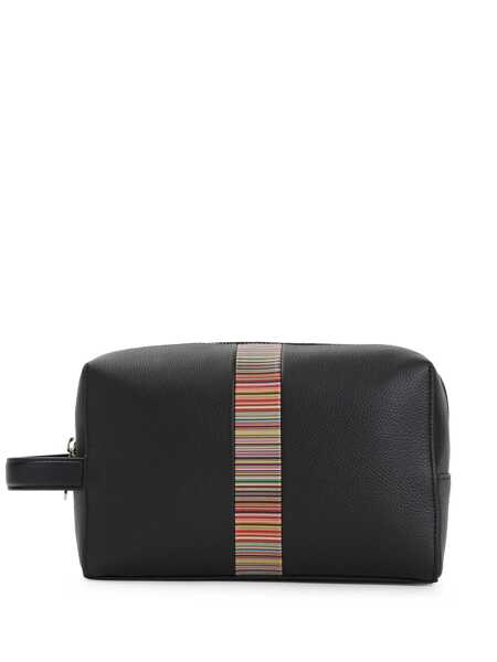 Portofele Paul Smith Paul Smith Leather Washbag Black Barbati (BM 17429664) 1
