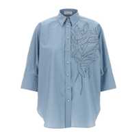 Camasi Brunello Cucinelli Intarsia Shirt Femei