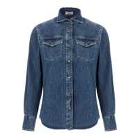 Camasi de blugi Brunello Cucinelli Denim Shirt Femei