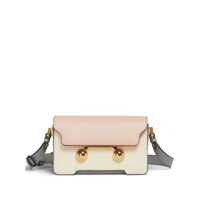 Genti de umar Marni Pink And Multicolor Leather Shoulder Bag Femei