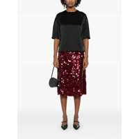 Bluze Vince Dama - Bluze Vince Vince Satin Blouse Black Femei (BM 17431257) - B-mall.ro