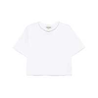 Tricouri Semicouture Embroidered Cotton T-Shirt Femei