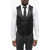 CORNELIANI Cc Collection Satin Reset Vest With Flush Pockets Black