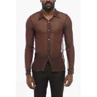 Camasi casual Iridescent Congreve Silk Chiffon Shirt Barbati