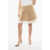 Marni Pleated High-Waisted Miniskirt Brown