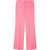 Stella McCartney Stretch Wool Pants With High Waist Pink