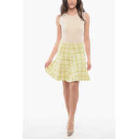 Imbracaminte Dior Dama - Fuste scurte Dior Tartan Flared Wool Mini Skirt Green Femei (BM 17431894) - B-mall.ro