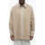 Maison Margiela Mm6 Poplin Cotton Shirt Vintage Effect Beige