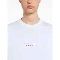 Tricouri Marni Dama - Tricouri Marni Logo-Printed T-Shirt White Femei (BM 17431915) - B-mall.ro