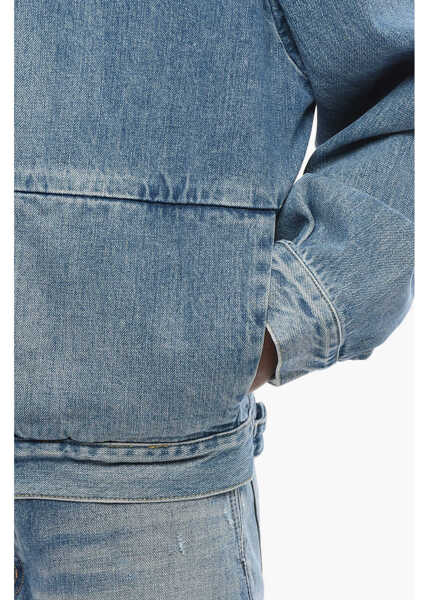 Geci de blugi FEAR OF GOD Front Zipped Denim Jacket Blue Barbati (BM 17431927) 3