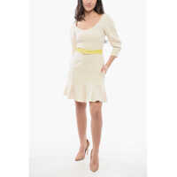 Rochii scurte Belted Flared Dress Femei