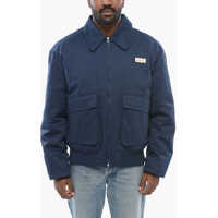 Bomber jacket Cotton Quilted Bomber Jacket With Utility Pockets Barbati