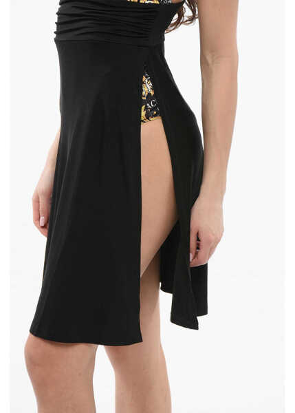 Rochii elegante Versace Jeans Couture Sleeveless Dress With Barocco Motif Black Femei (BM 17432092) 3