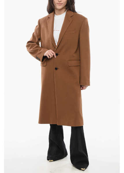 Paltoane Cline Wool Long Coat Brown Femei (BM 17432155) 4