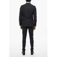 Costume CORNELIANI pentru Barbati - Costume CORNELIANI Cc Collection Flax Blend Retailored Suit Black Barbati (BM 17432254) - B-mall.ro