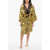 Versace Silk Barocco Robe Gold