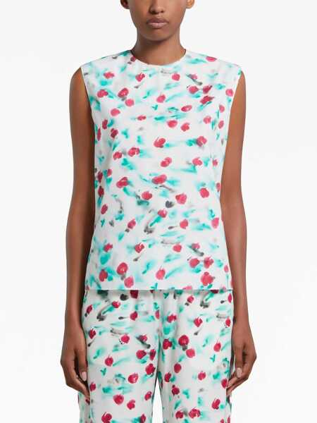 Bluze Marni Printed Sleeveless Top Multicolor Femei (BM 17432296) 3