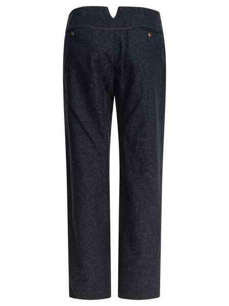 Pantaloni casual INES DE LA FRESSANGE Trousers Blue Femei (BM 17432487) 2