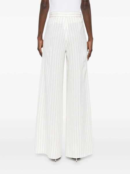 Pantaloni casual Max Mara Wide-leg trousers White Femei (BM 17432565) 4