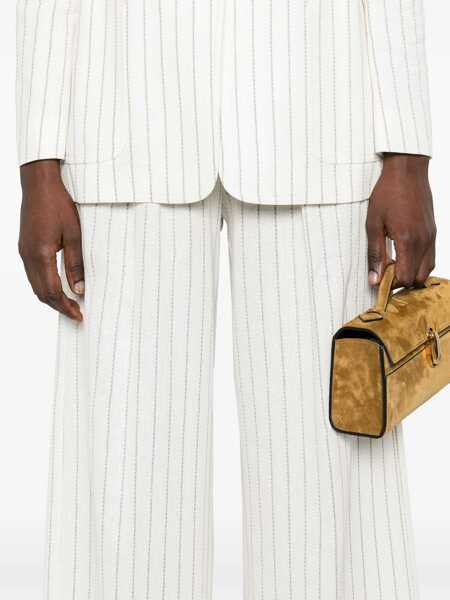 Pantaloni casual Max Mara Wide-leg trousers White Femei (BM 17432565) 5