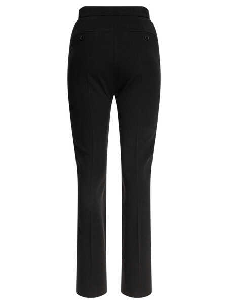 Pantaloni casual Max Mara Straight-leg trousers Black Femei (BM 17432568) 2