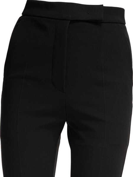 Pantaloni casual Max Mara Straight-leg trousers Black Femei (BM 17432568) 3