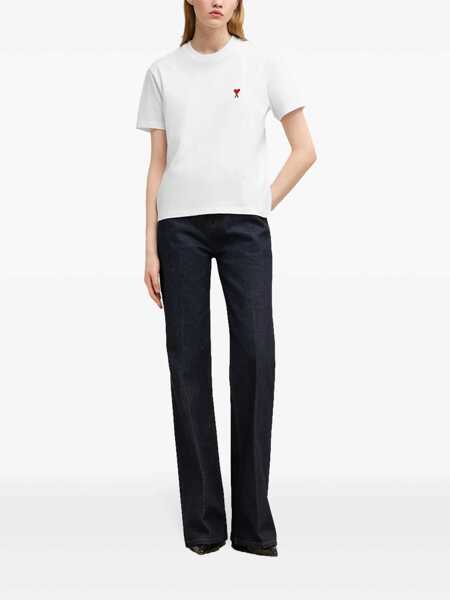 Tricouri AMI Paris T-shirts White Barbati (BM 17432652) 3