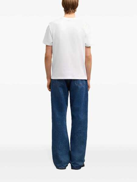 Tricouri AMI Paris T-shirts White Barbati (BM 17432652) 4