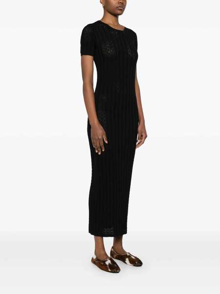 Rochii elegante Loulou Studio Aruba long dress Black Femei (BM 17432673) 3