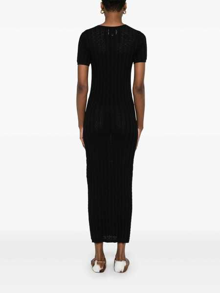 Rochii elegante Loulou Studio Aruba long dress Black Femei (BM 17432673) 4