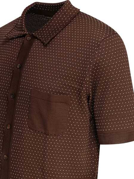 Camasi casual RAKKI Shirts Brown Barbati (BM 17432742) 4