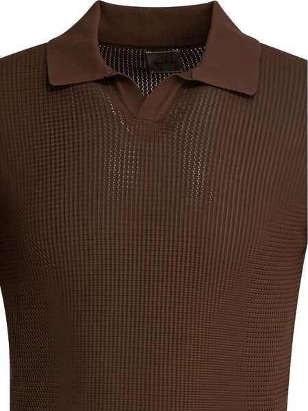 Tricouri Polo RAKKI Polo shirts Brown Barbati (BM 17432781) 3
