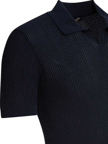 Tricouri Polo RAKKI Polo shirts Blue Barbati (BM 17432796) 4